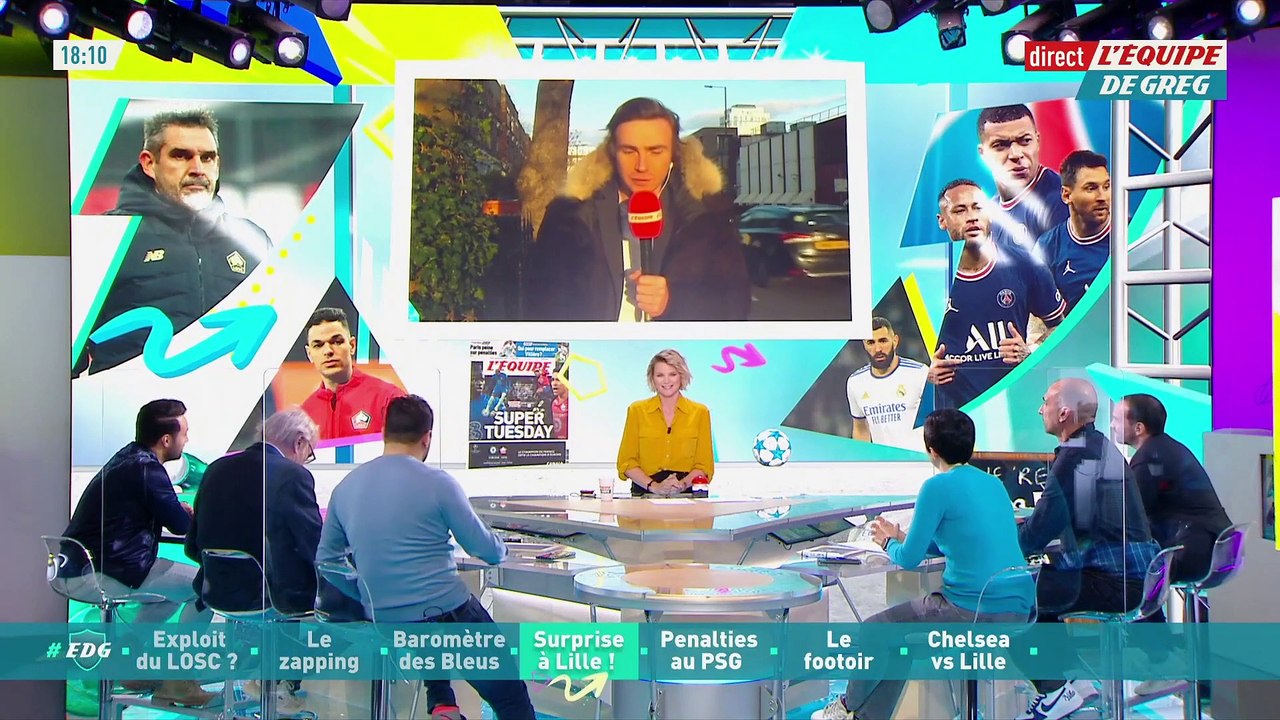 Composition de Lille avant Chelsea - Foot - C1