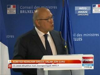 Komited kekalkan Greece dalam zon Euro