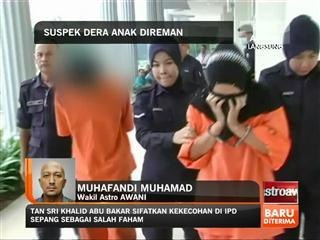 Suspek suami isteri dera anak direman