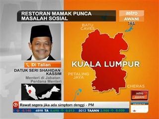 Restoran mamak punca gejala sosial