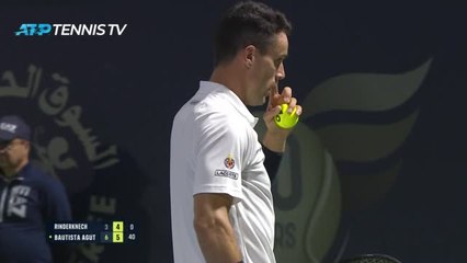 Dubaï - Sur un ultime challenge, Bautista-Agut élimine Rinderknech