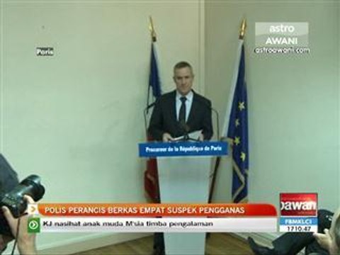 Polis Perancis berkas empat suspek pengasas