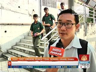 Ulat tiket undang reaksi tidak senang orang ramai