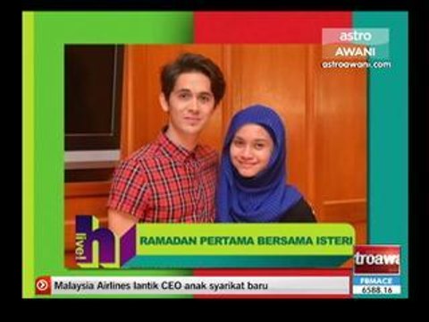Sam Bunkface Ramadan pertama bersama isteri