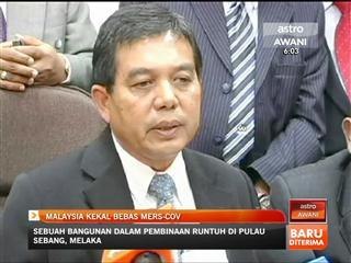 Malaysia kekal bebas mers-cov