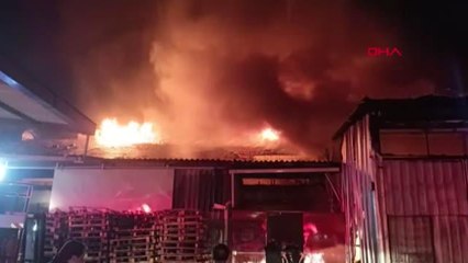 Son dakika haberleri: TUZLA'DA İPLİK FABRİKASINDA YANGIN