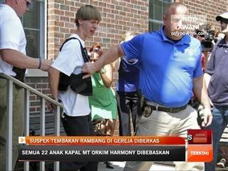 Suspek tembakan rambang di gereja diberkas