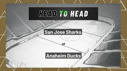 San Jose Sharks At Anaheim Ducks: Over/Under