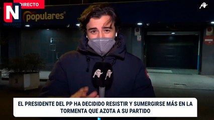En directo desde la sede del PP ante el aluvión de dimisiones en el parido