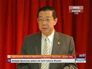 DAP bukan punca tamatnya riwayat Pakatan - Lim Guan Eng