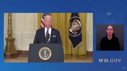 WASHINGTON - Biden, Rusya'nın adımlarını işgal olarak tanımlayarak yaptırımları duyurdu