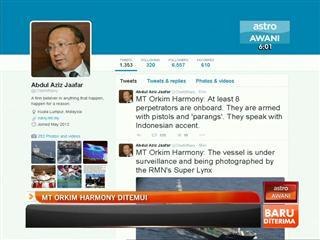 MT Orkim Harmony ditemui