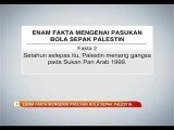 Enam perkara mengenai pasukan bola sepak Palestin.