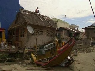 Philippines starts post-storm rebuild
