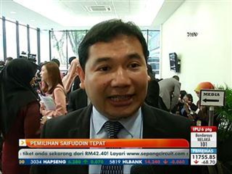 Pemilihan Saifuddin tepat
