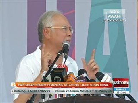 Hari Sukan Negara pemangkin kelahiran jaguh sukan dunia