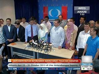 Saifuddin kini Ketua Setiausaha Sekretariat Pakatan Harapan