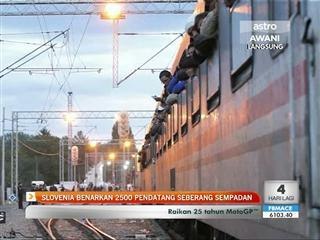 Slovenia benarkan 2,500 pendatang seberang sempadan