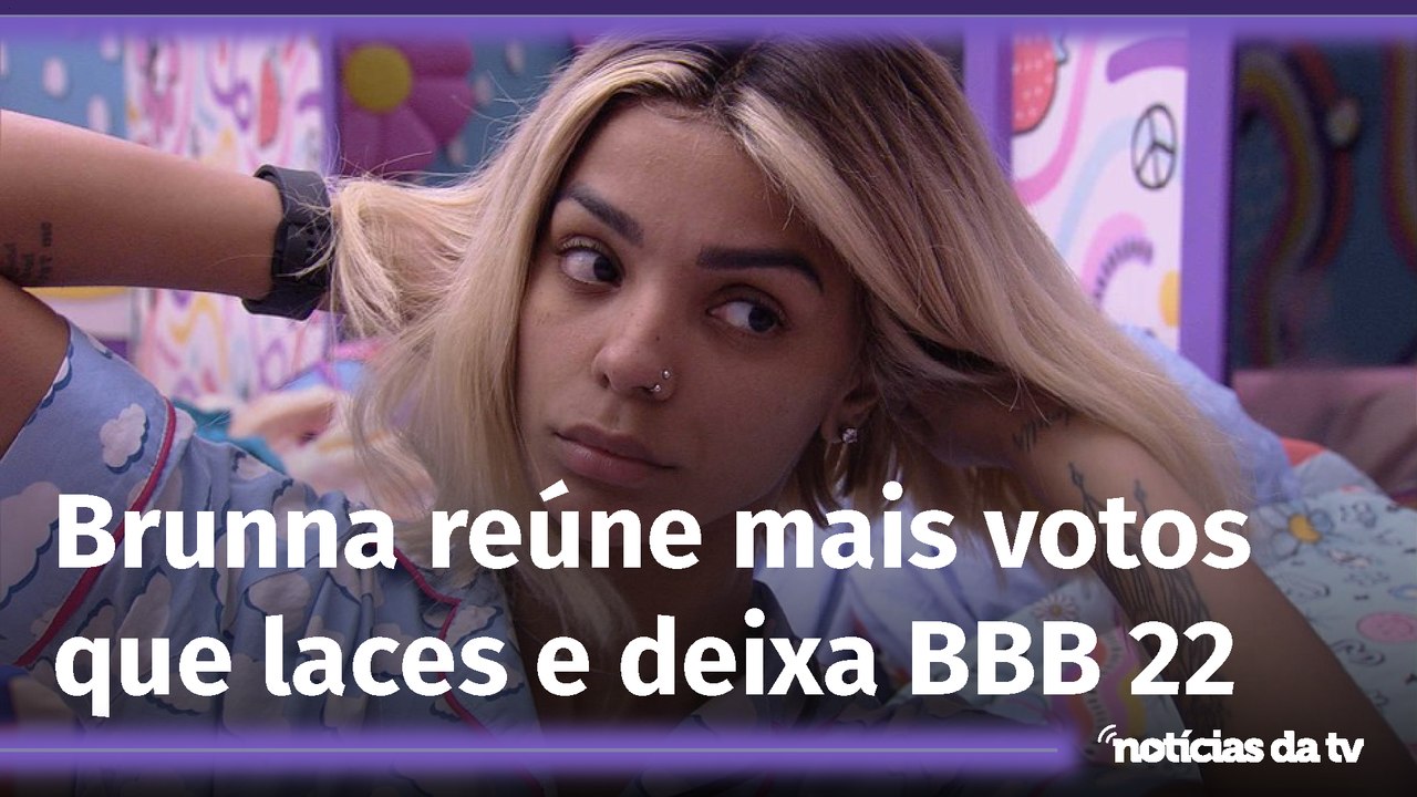 Brunna Gonçalves é eliminada do BBB 22 por laces demais e feitos de menos