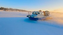 We Can’t Take Our Eyes Off This Drifting Hovercraft