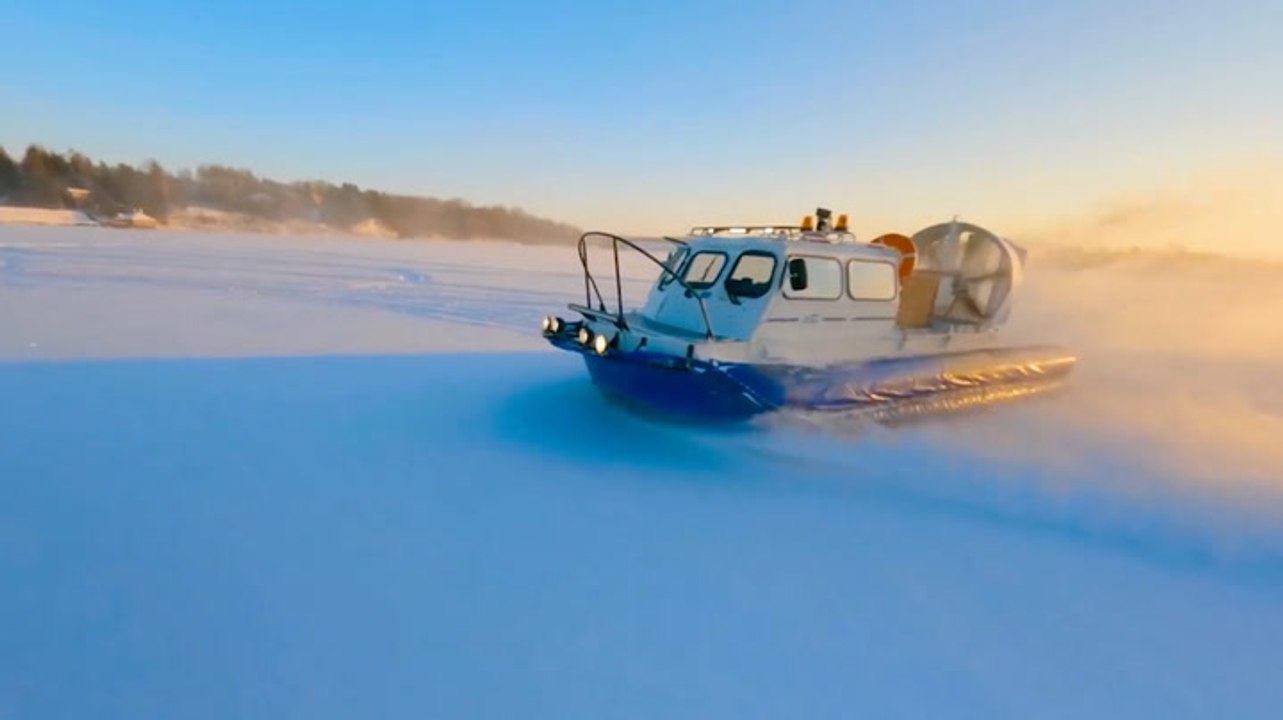 We Can’t Take Our Eyes Off This Drifting Hovercraft