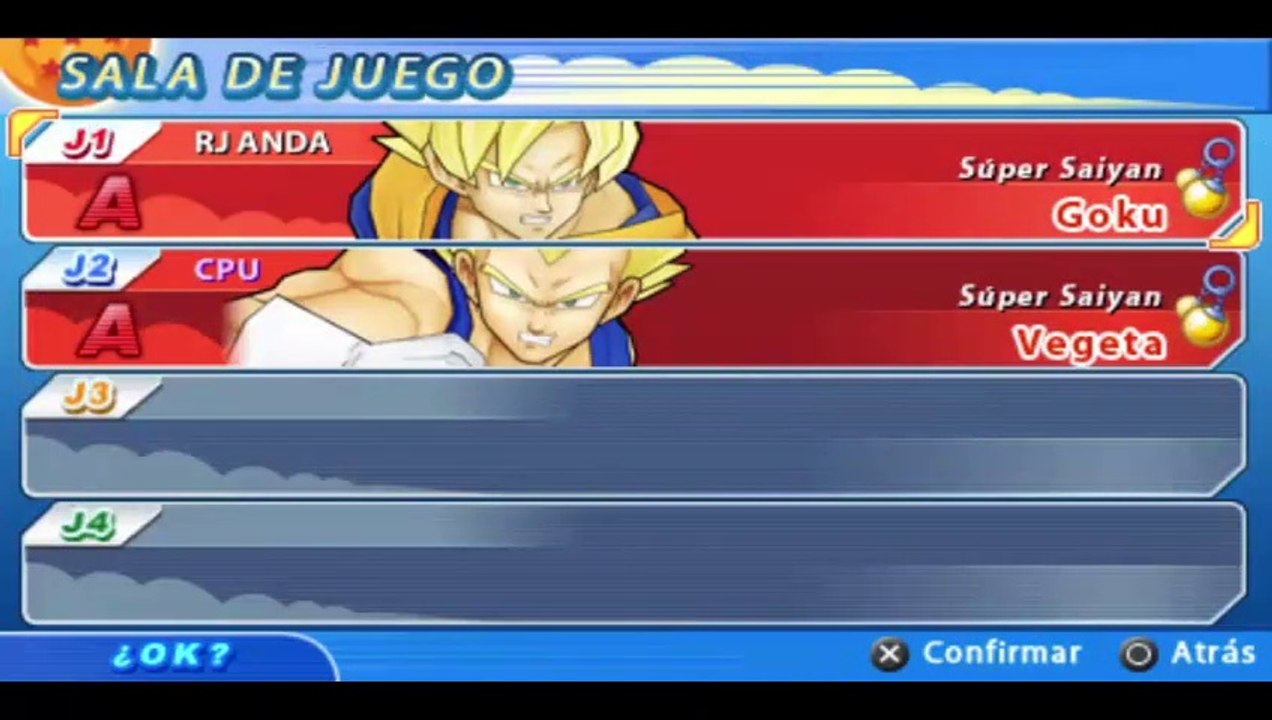 Dragon Ball Z: Tenkaichi Tag Team PSP - Supervivencia #DRAGONBALLPSP #RJ_ANDA #DBZPSP #Tenkaichi