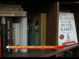 Dusun buku miliki hampir 10,000 tajuk buku