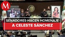 Rinden homenaje póstumo, a diputada Celeste Sánchez en San Lázaro