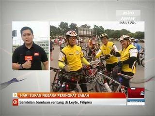 Suasana semasa Hari Sukan Negara peringkat negeri Sabah