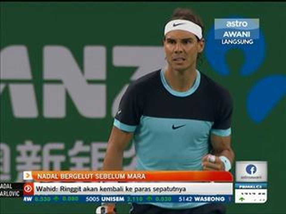 Tenis Masters Shanghai: Rafael Nadal bergelut sebelum mara