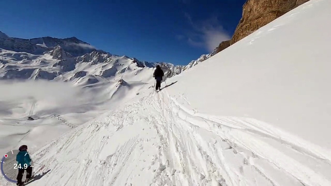 Tignes - Noire de l'Aiguille Persée peuffienne - 22 Février 2022
