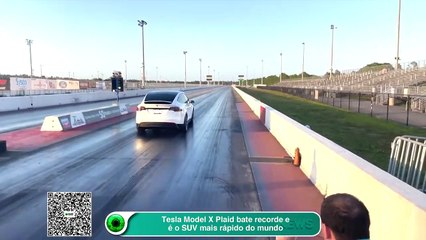 Tesla Model X Plaid bate recorde e é o SUV mais rápido do mundo