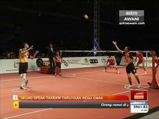 Descargar video: Skuad sepak takraw taruhkan regu emas