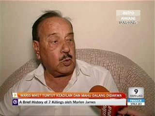 Waris MH17 tuntut keadilan dan mahu dalang didakwa