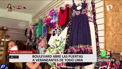Punta Hermosa: nuevo boulevard reactiva la economía de los emprendedores
