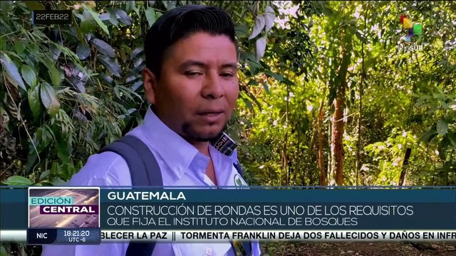 Ciudadanos guatemaltecos previenen incendios forestales a través de un proyecto de protección