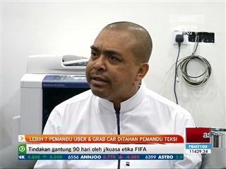 Lebih 7 pemandu Uber & Grab Car ditahan pemandu teksi
