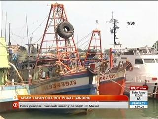 APMM tahan dua bot pukat gading