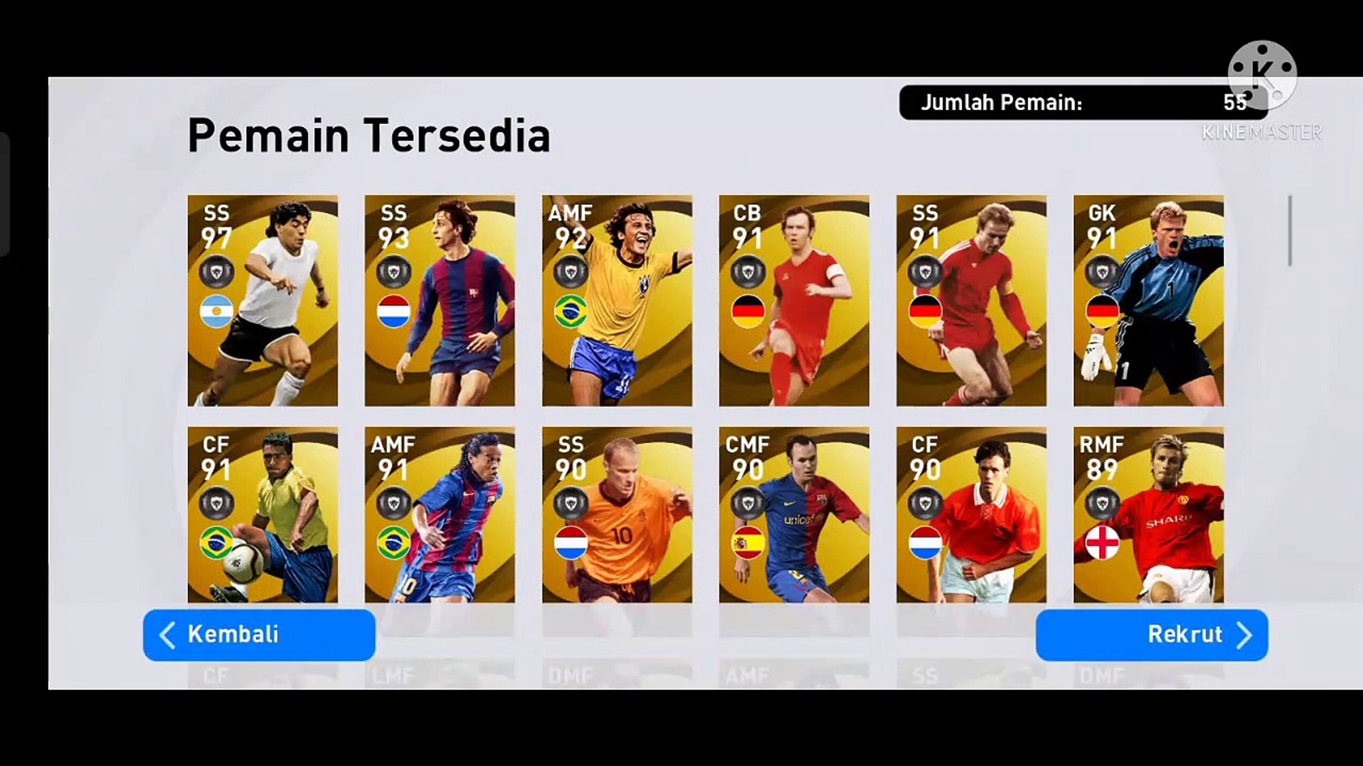⁣OPEN Legends; Worldwide Clubs #CASILLAS #INIESTA #PES #PESMOBILE #PES2021 #EFOOTBALL #KONAMI