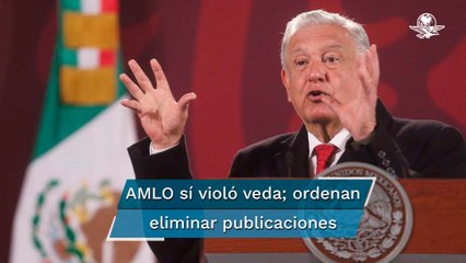 AMLO sí violó veda por revocación de mandato, ratifica Tribunal Electoral