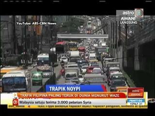 Trafik Filipina paling teruk di dunia menurut Waze