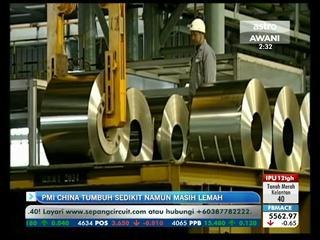 PMI China tumbuh sedikit namun masih lemah
