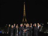 Eiffel Tower dresses up with special light show for Paris fashion week