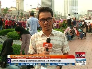 Perkembangan perarakan Hari Kebangsaan 2015
