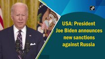 Biden announces new sanctions against Russia 