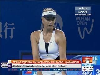 Maria Sharapova terpaksa undur diri akibat kecederaan