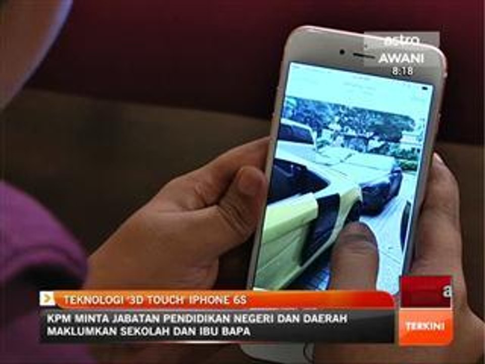 Teknologi '3D Touch' iPhone 6S