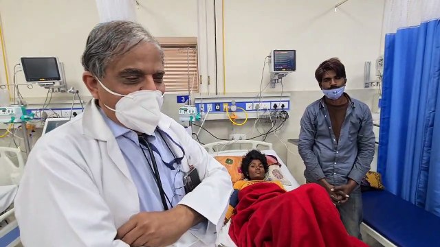 A girl suffering from rare Gullian Berry syndrome found in Bhilwara