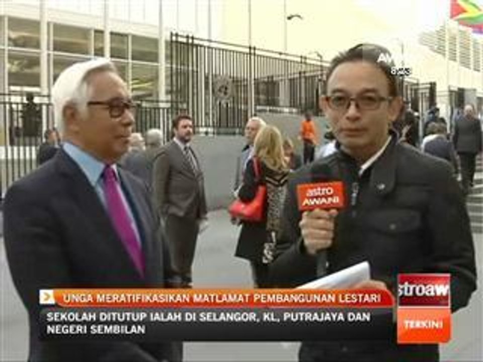 UNGA meratifikasikan matlamat pembanguan lestari