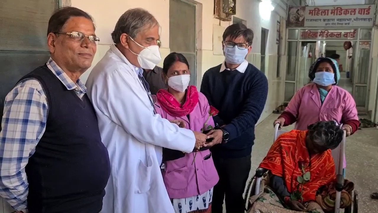 60 year old unclaimed woman recovered after four months of treatment